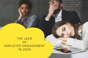 Three Employees looking bored and unmotivated
