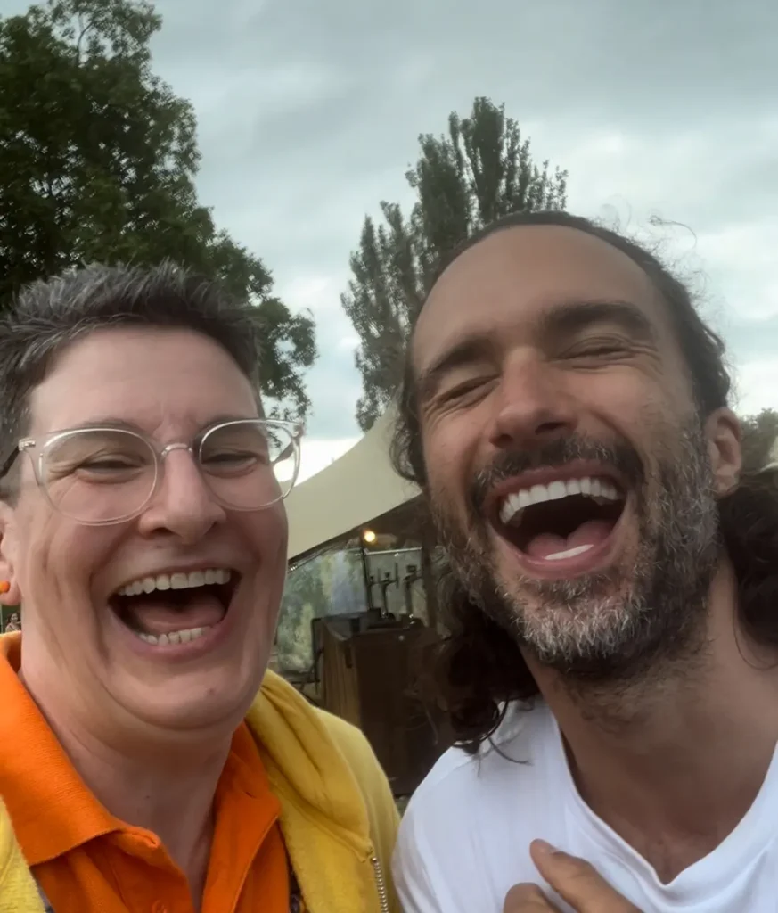 Joe Wicks tries Laughter Yoga