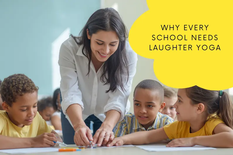 every school needs laughter yoga