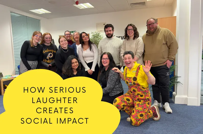 Serious Laughter corporate Laughter Yoga session creating social impact